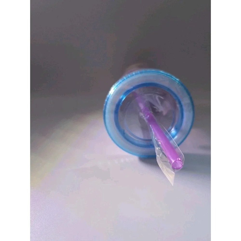 Hello‎ Kitty Sanrio Friends Rainbow Tumbler Cup Lid Straw Clear New